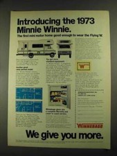 1973 Winnebago Minnie Winnie Motorhome Ad