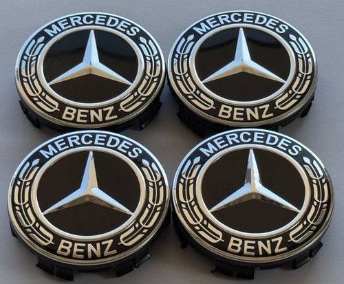 Mercedes black alloy - 4x,