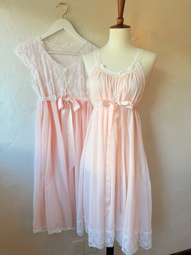 Vintage 1950s pink nylon - vintage,