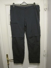 Berghaus Walking Hiking Trousers Pants Dark Blue with Zip off Legs. Size 38 X 30