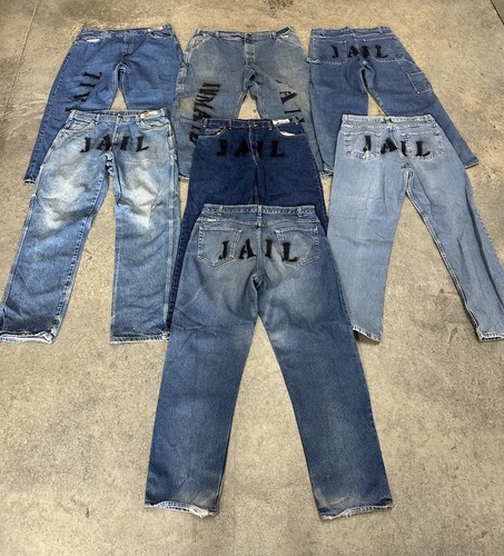 Lot vintage jail jeans - lot, 7