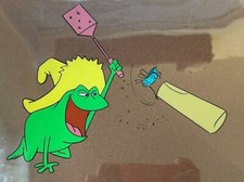 Original Animation Cel Tijuana Toads Texas Toads Cartoon Art C