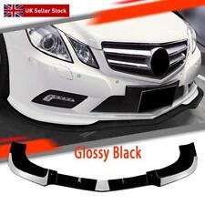 For Mercedes E Class Coupe W207 C207 AMG Line Front Lip Splitter Black 10-12