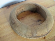 Vintage wooden millinery hat brim block size 7 1/4