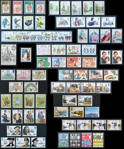 Commemorative stamps year - gb,
