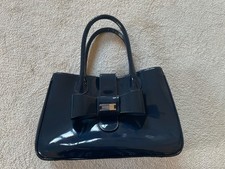 LK Bennett  blue patent leather tote/hand bag perfect for every day