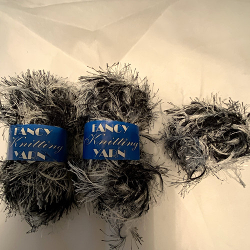 Fancy knitting yarn eyelash - fancy,