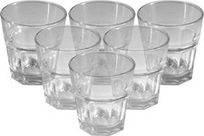 Small Glass Tumblers Octagon