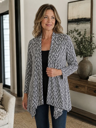 Womens large open front - open,