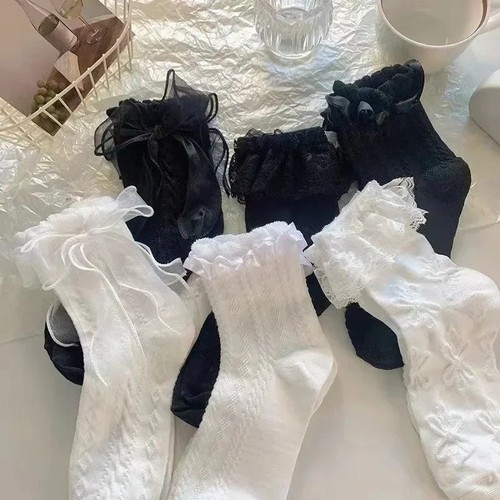 Ladies 1950 bobby socks rock - socks,