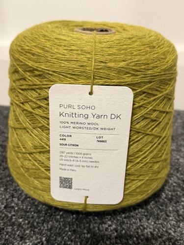 Purl soho knitting - knitting, cone