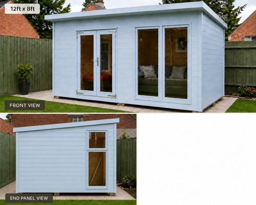 12ft 8ft summer house - 12ft,