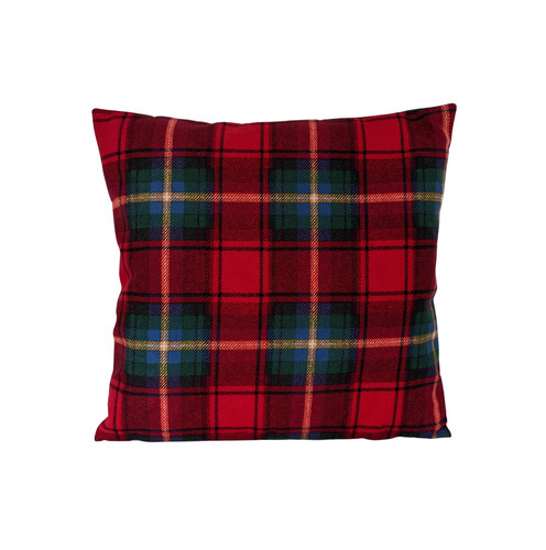 Reversible red tartan brushed - red,