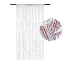 Hanging Glitter Curtains String Curtain Panels Door Fly Screen Room Divider Net
