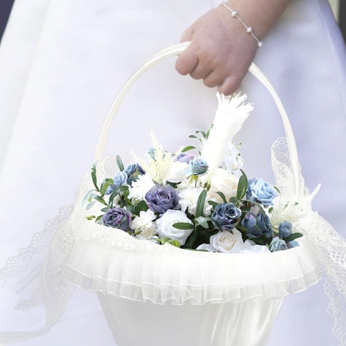 Flower girl basket wedding - flower,