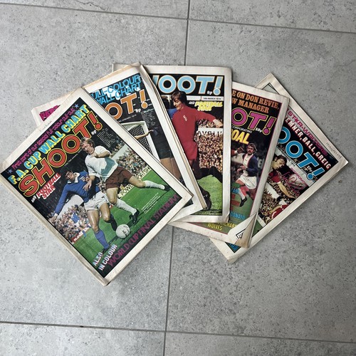 Shoot magazine 1974 - magazine, x5