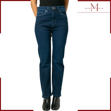 Womens Magic Shaping Jeans Straight Leg Stretch High Waisted Ladies Denim Pants