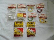 Vintage Sound REEL Accessories - 3M Scotch Tape Clips + Splicing/Leader Tape.