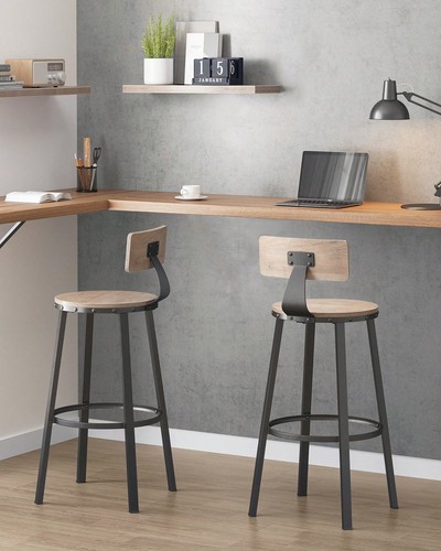 Set industrial bar stools - 2,