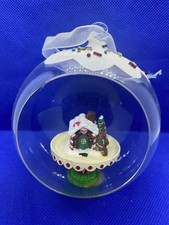 Large Open Fronted Glass Xmas