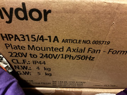 315mm industrial axial flow - 315mm,