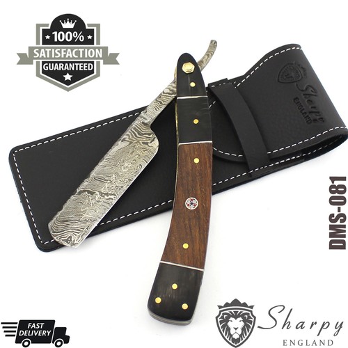New damascus steel straight - steel,
