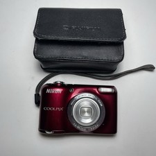 Nikon Coolpix L27 16.1MP Compact Y2K Digital Camera Red Tested + Camera Case