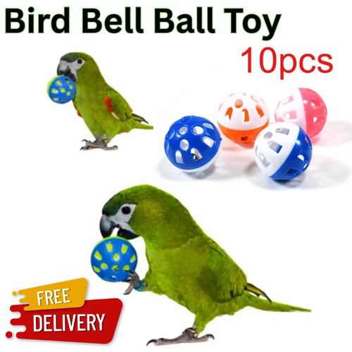 10pcs pet bird bell ball - ball, toys