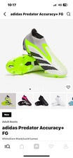 Men’s adidas predators. Size