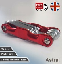 8pc Ball Hex Key Set | Ball End Point | Foldable | Allen / Alan Keys | UK Seller