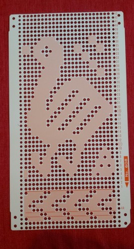 Punchcard from the toyota - punchcard,