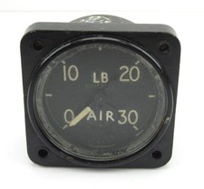 Pressure Gauge Air MK14KK 6A/2691 0-3000 PSI Avro Vulcan RAF Vintage Aircraft