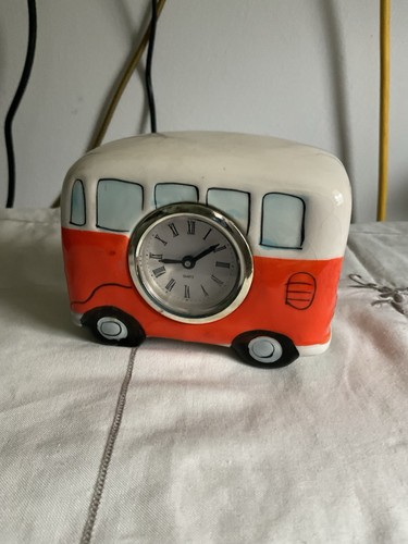 Campervan clock ornament - v, clock,