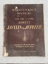 Jowett 1½ Litre Javelin PC PD
