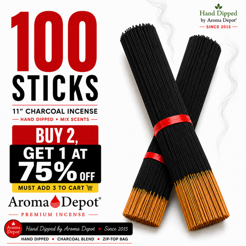 Charcoal incense sticks - charcoal,