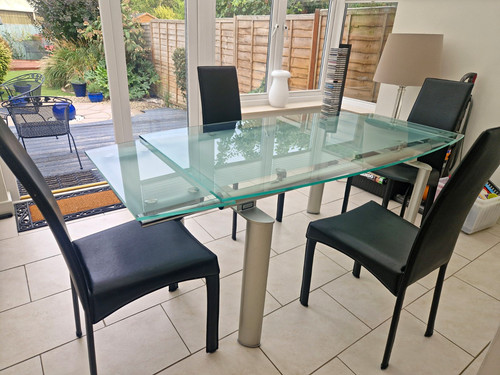 Rectangular glass top - rectangular, dining