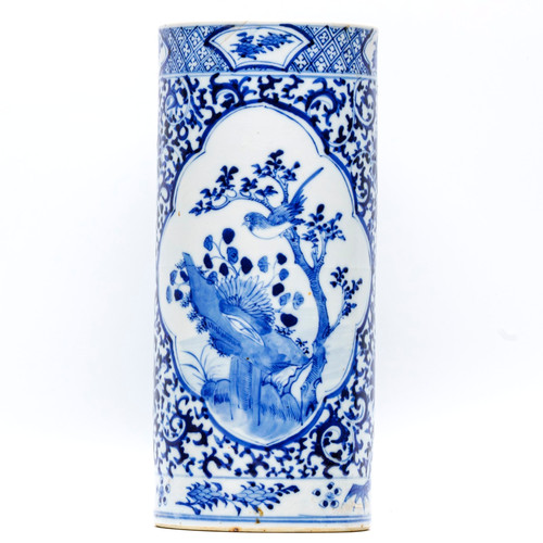 Chinese porcelain sleeve vase - porcelain,