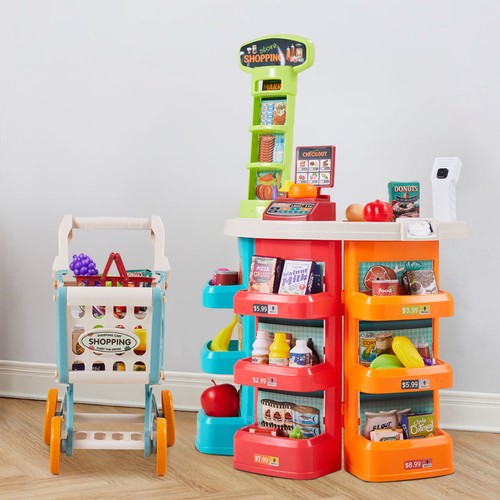 Kids shopping cart toy pretend - kids,