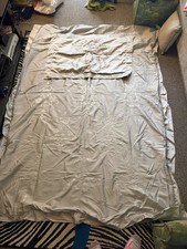 Kylie Minogue silver/grey Silver Sequin Feather Luxury Single Duvet Cover