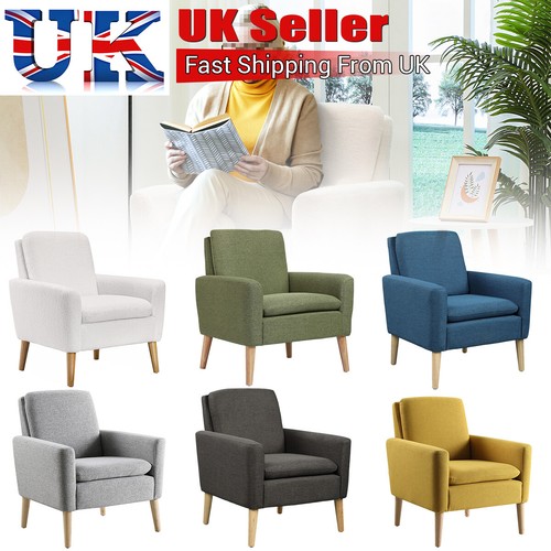 Wood legs armchair - wood,
