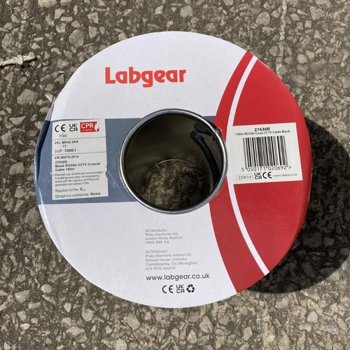Labgear 100m black - 100m, coax