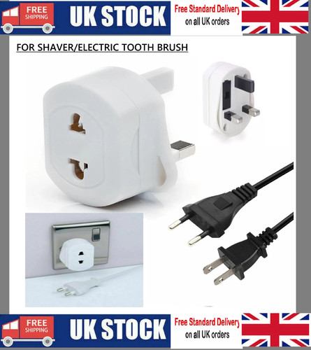 Shaver plug adaptor two - two, to