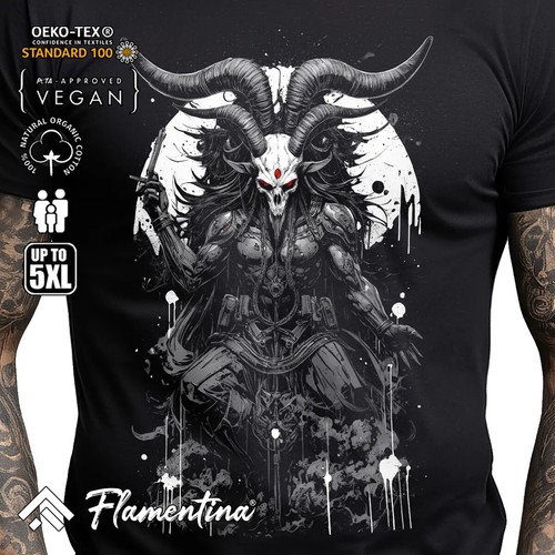 Baphomet demon mens tshirt - baphomet,
