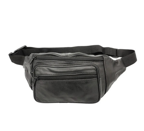 Large black leather waist - waist, bum