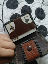 Leather book of Playing Cards