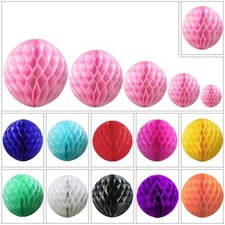 TtS 6"/15cm Hanging Honeycomb Balls Tissue Paper Wedding Party Decoration
