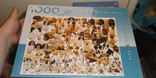 King puzzle puppy party - party, 1000