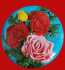 vintage 1950s floral Roses