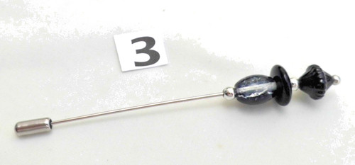Decorative beaded hat pins - beaded, 19