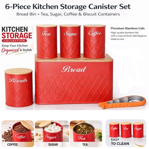 Kitchen storage tins bread - storage,